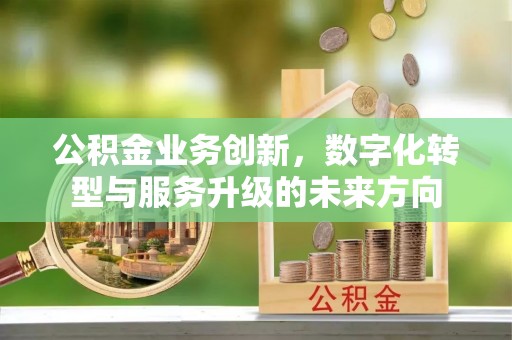 华蓥公积金业务创新，数字化转型与服务升级的未来方向